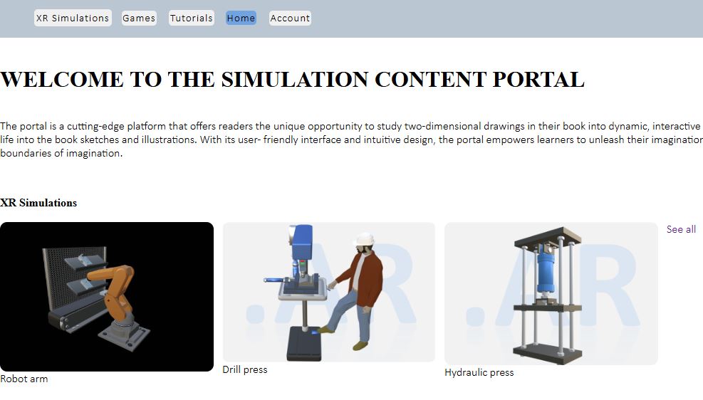 Simulation portal